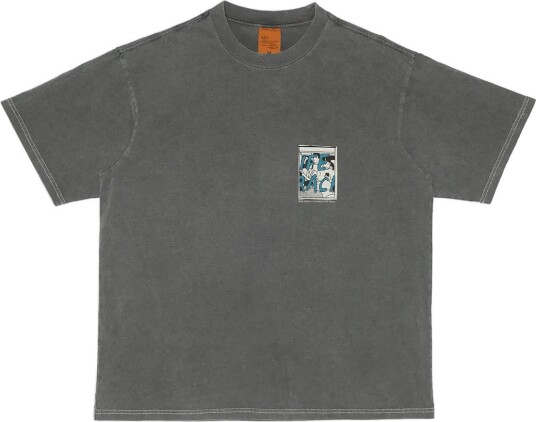 Nudie Jeans Koffe T Shirt Lifetracks Iii Antracite   Grey   X L