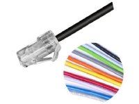 COMMSCOPE Patchkabel kat 6 U/UTP, Mino6 slim 3,84mm i diameter, længde: 7 fod (2,1m), farve: hvid med LSZH kappe COMMSCOPE Patchkabel kat 6 U/UTP, Mino6 slim 3,84mm i diameter, længde: 7 fod (2,1m), farve: hvid med LSZH kappe