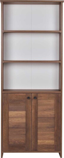 Simora Bokhylle 70x180 cm - Valnøtt