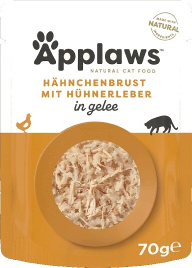 Applaws Våtfôr Pouch I Gelé Med Lever Kylling 32 X 70 G Applaws Våtfôr Pouch I Gelé Med Lever Kylling 32 X 70 G
