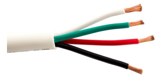 SCP 14/4OFC-HD-WT-D - 2,08mm² 4-Conductor, In/Outdoor Pro grade HD Speaker Cable, 152m box, White
