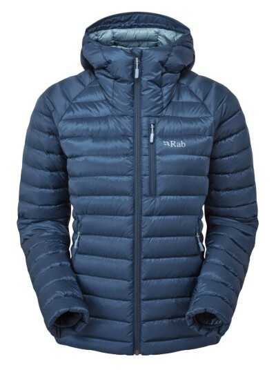 Rab Microlight Pro Jacket Wmns Tempest Blue Size 10 Rab Microlight Pro Jacket Wmns Tempest Blue Size 10