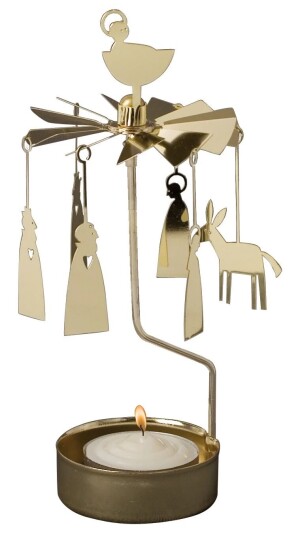 Pluto Design Englespill jul julekrybbe gull Pluto Design Englespill jul julekrybbe gull
