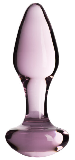 Sinful Rose Glass Analplugg       - Rosa
