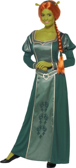 Smiffys Prinsesse Fiona Kostyme Medium Smiffys Prinsesse Fiona Kostyme Medium