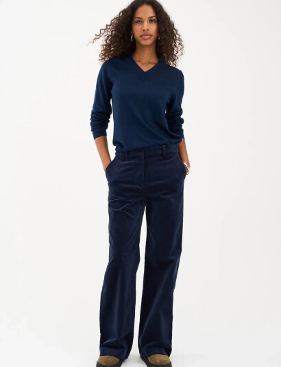 IVY Copenhagen Ivy-Alice Wide Cord Pant - Navy - 25 IVY Copenhagen Ivy-Alice Wide Cord Pant - Navy - 25