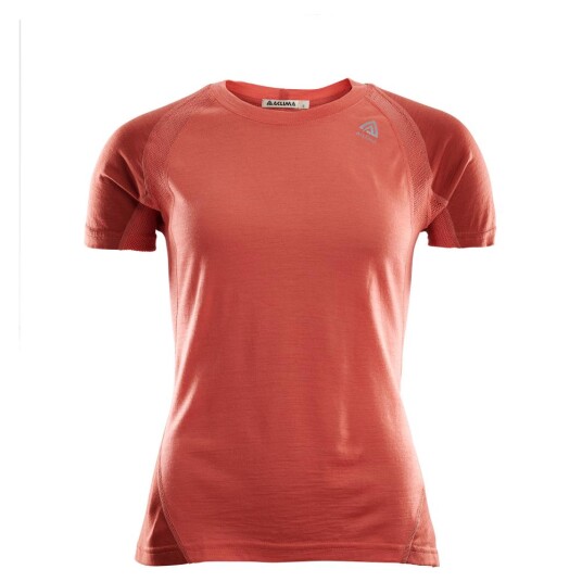 Aclima LightWool Sports Tshirt Woman Dame 240 Burnt Sienna / Red Ochre M