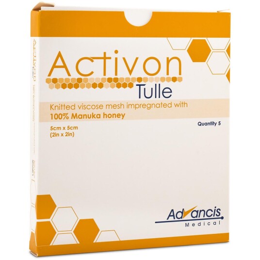 Vetprovide Activon Tulle Kompress, 5-pakning 10x10cm Vetprovide Activon Tulle Kompress, 5-pakning 10x10cm