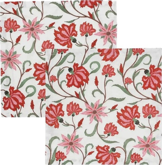 Anna + Nina Garden Reverie Napkin Set Of 2   MULTICOLOR   ONZE SIZE
