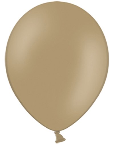 10 stk 27 cm Cappuccino Farget Ballonger