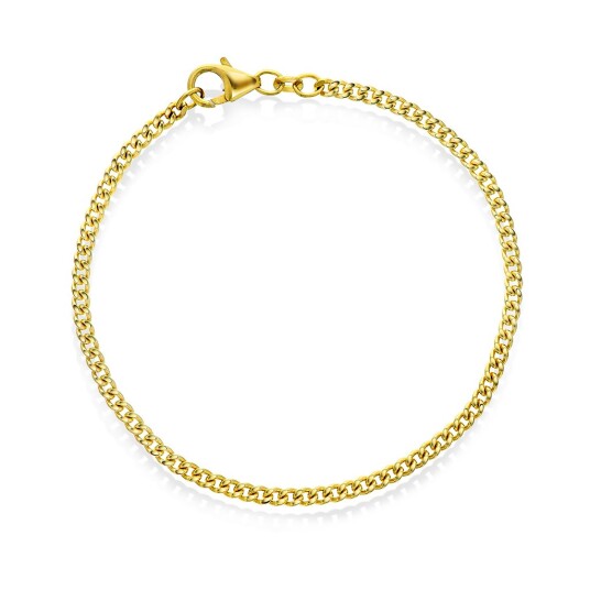 Pan Jewelry Panser armbånd i 585 gult gull 21 cm