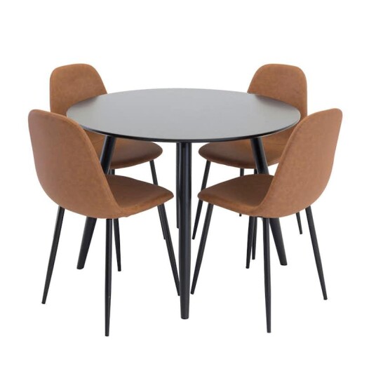 Venture Home Spisegruppe Venture Home Plaza med 4stk Polar Stoler GR24127 Venture Home Spisegruppe Venture Home Plaza med 4stk Polar Stoler GR24127