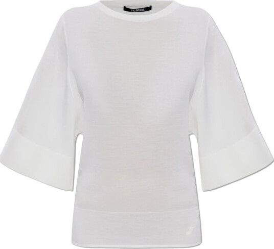 Jacquemus Dame Strikkevarer Hvit S,