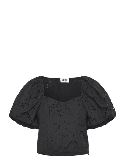 Twist & Tango Mandie Broderie Blouse Black 36