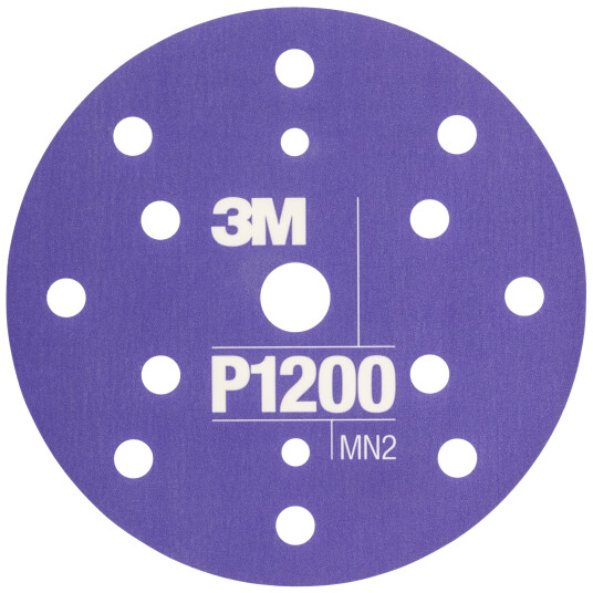 Sliberondel 270J fleksibel 15hul P1200 150mm