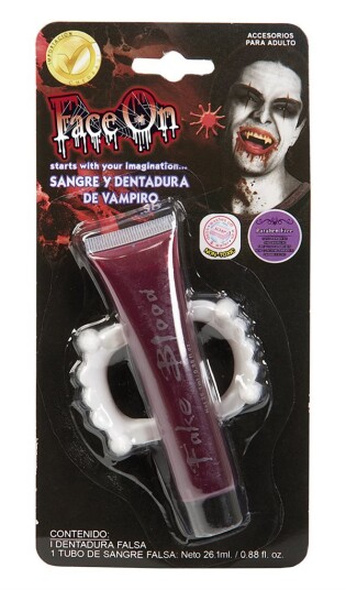 Face On Fake Blood + Tenner