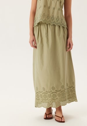 ONLY Onllou Life Emb Long Skirt Elm XS