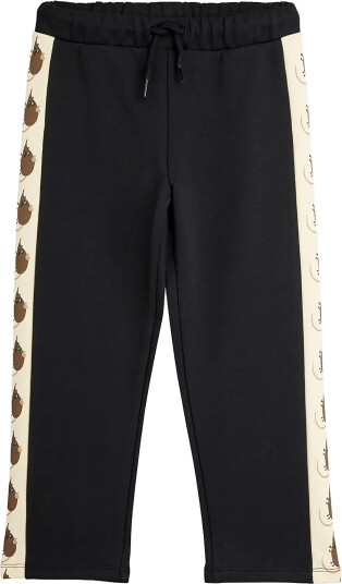 Mini Rodini Elephant Shrew Panel Sweatpants Black 80/86