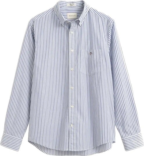 Gant Reg Poplin Stripe Shirt Blue M