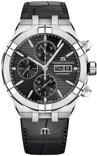 Maurice Lacroix Herreklokke AI6038 SS000 330 2 Aikon Sort/Gummi Ø44