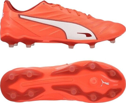 PUMA King Pro FG/AG Unlimited rød/PUMA White/Red Fire Kvinner størrelse 38½