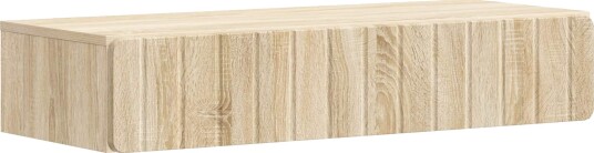 vidaXL Vegghengt Sidebord Sonoma eik 87,5 x 34,5 x 17 cm