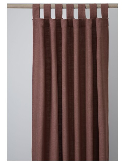 compliments Ivalo Curtain 140X260 Cm W/Loops - Red - 140X260CM