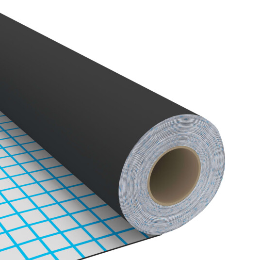  Selvklebende Møbelfolier 2 Stk 500x90cm PVC Svart