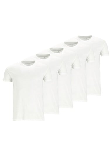 Denim Factory Denim Factory Core Tee 5 Pack White Xl T Shirts