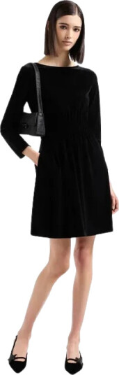 Emporio Armani Dame Kjoler Svart M, Emporio Armani Dame Kjoler Svart M,