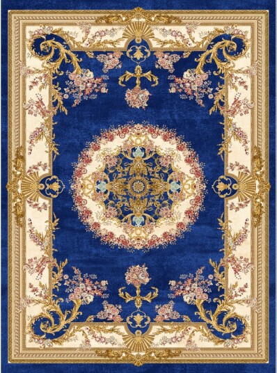 Wilton teppe Marand blå Størrelse: 160 x 230 cm