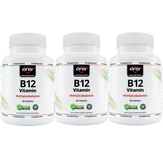 3 pack B12 Vitamin Methylcobalamin 3 x 60 tabletter 3 pack B12 Vitamin Methylcobalamin 3 x 60 tabletter