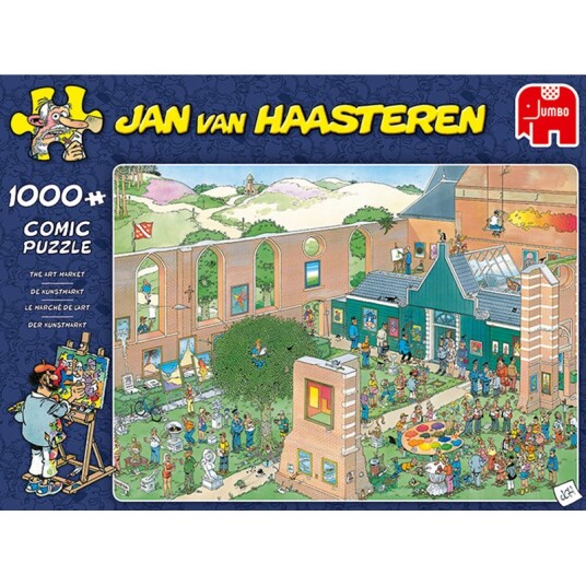 Jumbo Puzzle Jan van Haasteren - The Art Market (1000 pcs)