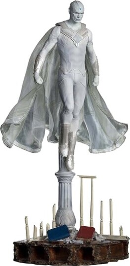 Iron Studios Wandavision White Vision Figur 33cm - Kunstskala Statue