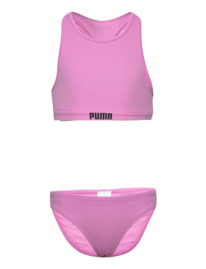 Puma Swim Puma Swim Girls Racerback Bikini Set 1P - Pink - 116 Puma Swim Puma Swim Girls Racerback Bikini Set 1P - Pink - 116
