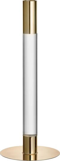 Orrefors Lumiere lysestake 26,5 cm, glass/gull