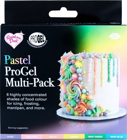 Progel Pastafarge Multipack Pastellfarger 6 Farger Progel Pastafarge Multipack Pastellfarger 6 Farger