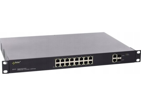 Pulsar Sfg116 Switch Poe 16-Port For 16 Kameraer Pulsar Sfg116 Switch Poe 16-Port For 16 Kameraer