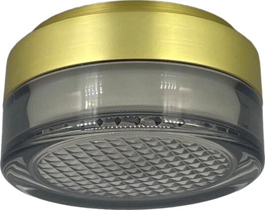 Nova Brio tak/vegglampe 9W 2700/3000/4000 Kelvin IP65 Dimbar Messing / Røykfarget