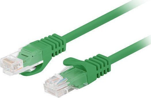 Lanberg Koblingskabel Rj-45 Hann Til Rj-45 Hann 1.5 M 5.4 Mm U/Utp Uskjermet Cat 6 Formstøpt Uten Hindringer Ral 6024 Grønn En Pakke 10