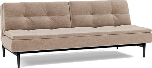 Sovesofa Dublexo med Sort Styletto ben B 6003784