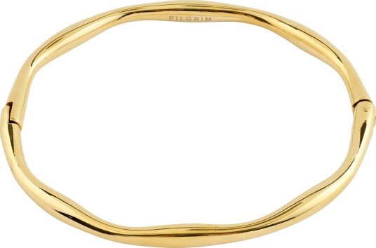 Pilgrim Haze Bangle Gold Plated Gold ONE SIZE Pilgrim Haze Bangle Gold Plated Gold ONE SIZE