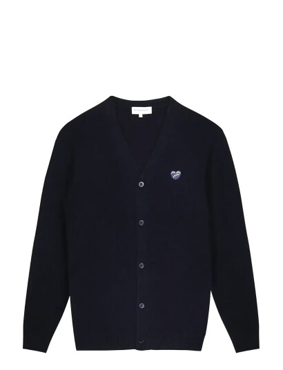 Maison Labiche Lhomme Patch Coeur Paris - Navy - M
