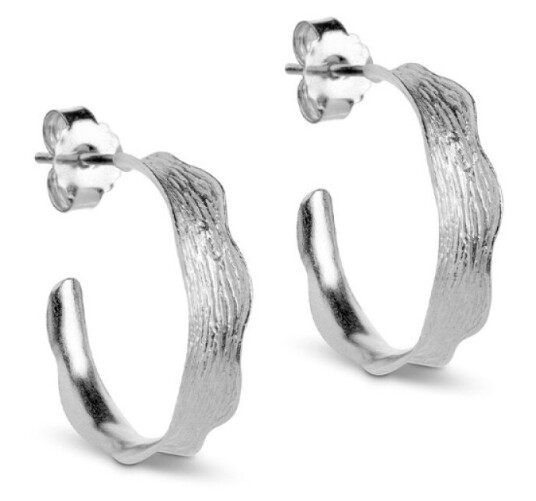 Enamel Ane Small Hoops Øredobber Sølv E289SM - Dame - 925 sterling silver Enamel Ane Small Hoops Øredobber Sølv E289SM - Dame - 925 sterling silver