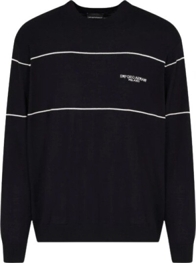 Emporio Armani Herre Strikkevarer Blå S,