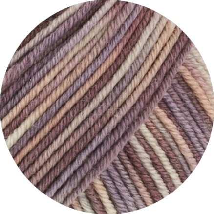 Lana Grossa Cool Wool Garn Print 845 Greige/Beige/Mauve/Taupe/Grey Brown