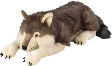 Wild Republic Myk leketøy Kosefamilie Jumbo Wolf Wild Republic Myk leketøy Kosefamilie Jumbo Wolf