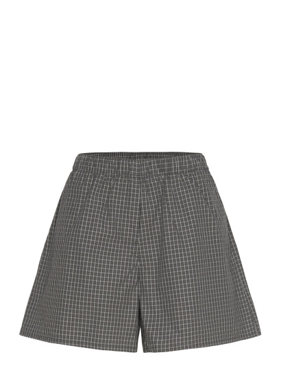 Weekday Low Rise Cotton Shorts - Grey - S