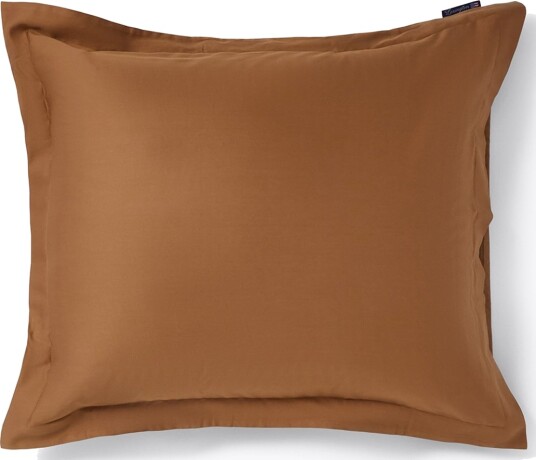 Lexington Fudge Solid Cotton Sateen Bed Set 140x200/50x70 Brun ONE SIZE