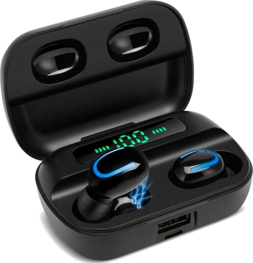 ForMe Q32 Bluetooth ørepropper med ladeetui Svart